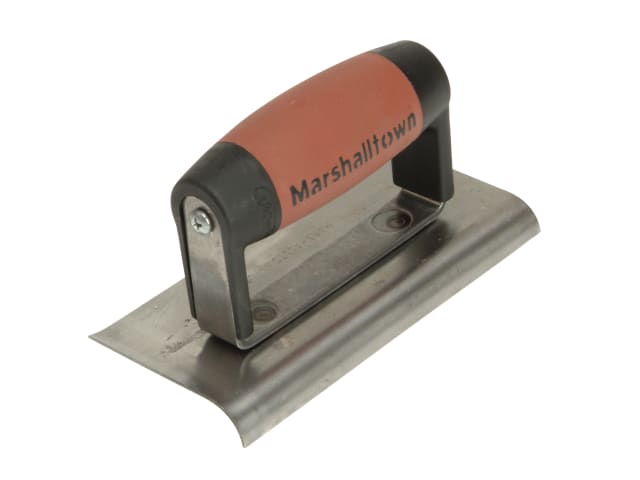 Marshalltown 176D Cement Edger Curved & Straight End DuraSoft® Handle 6 x 3in