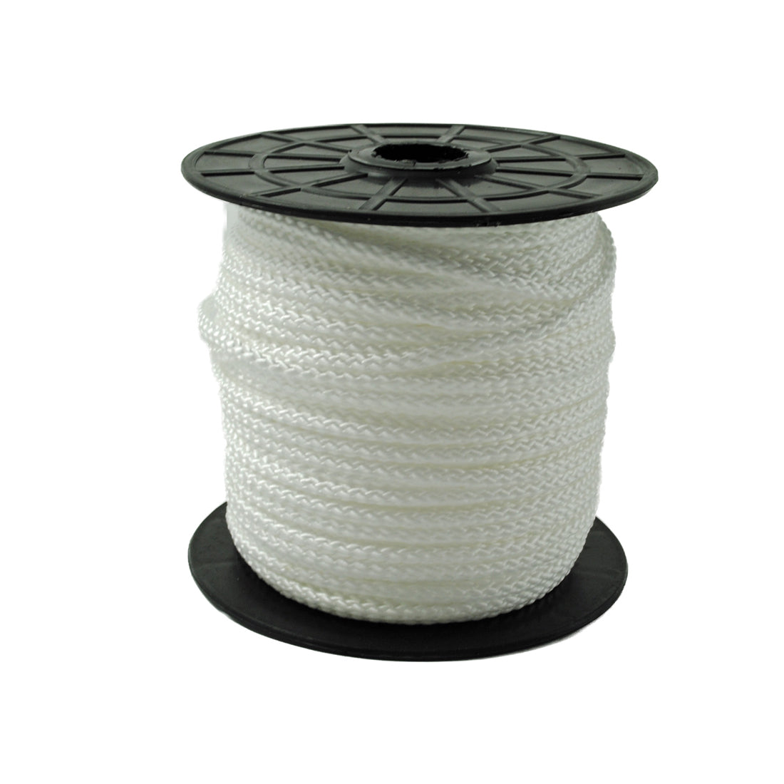 Braided Poly Rope (Reel)  TQMFB3WE - 50m 3mm White