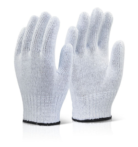 Beeswift Mixed Fibre Gloves White - (Pack of 240)
