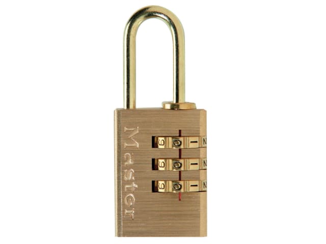 Master Lock Brass Finish Combination Padlock