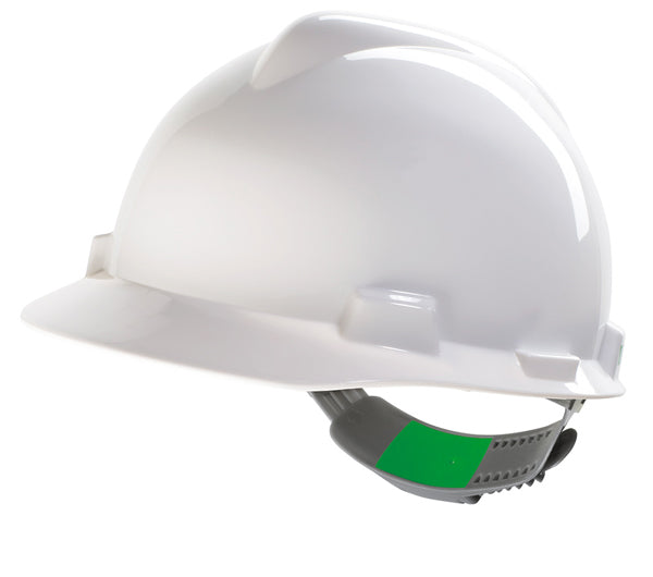 MSA Range V-Gard Safety Helmet White