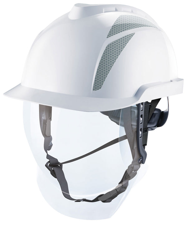 MSA Range V-Gard 950 Electrician Helmet Set White