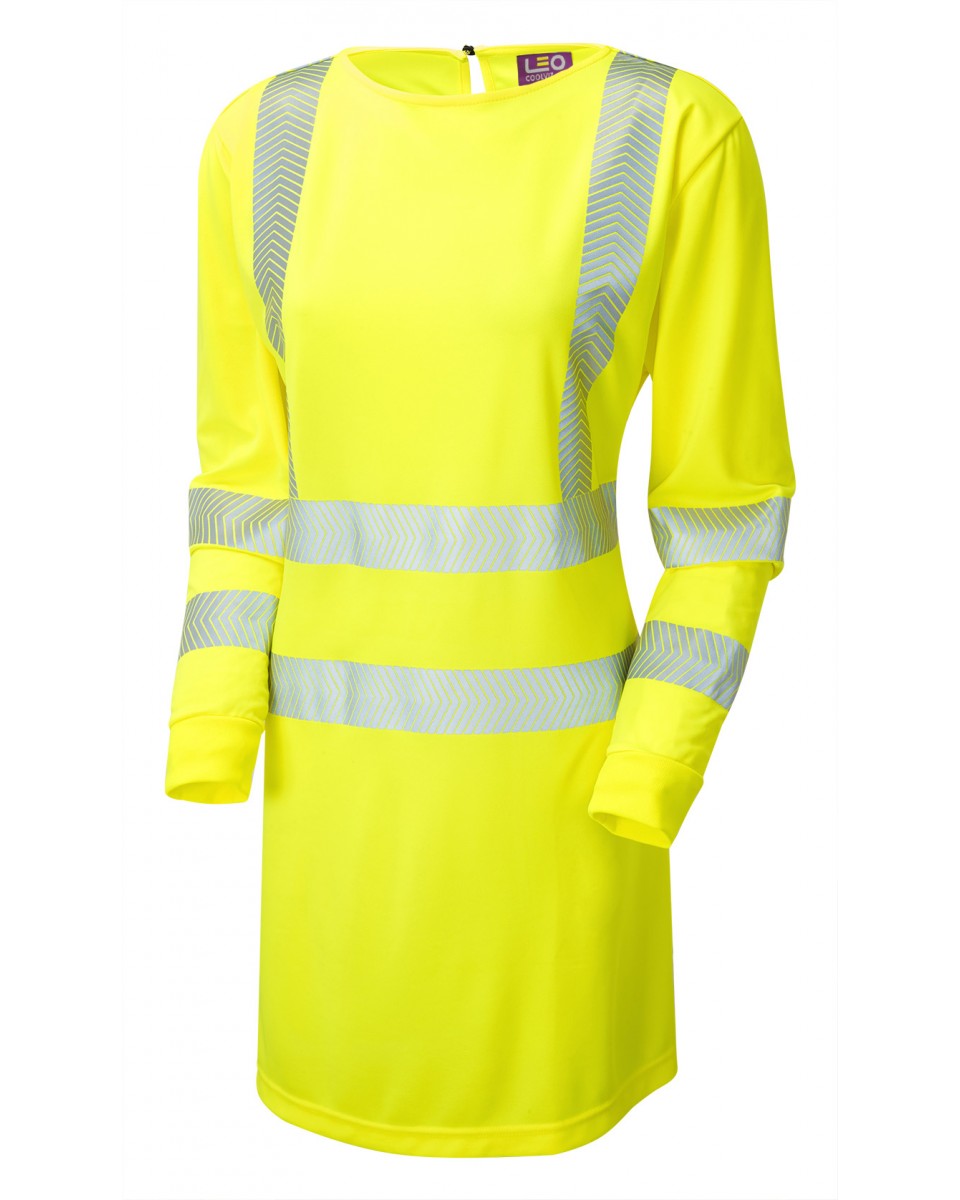 Leo Workwear Lilly Iso 20471 Women'S Class 3 Coolviz Ultra Modesty Tunic