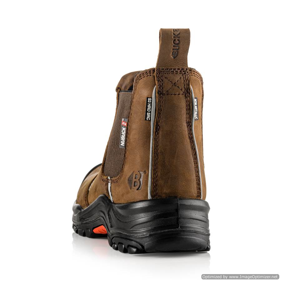 NKZ101BR Buckbootz Nubuckz S3 HRO SRC WRU Safety Dealer Boot