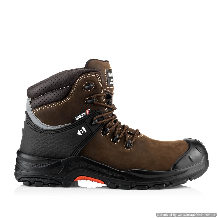 NKZ102BR Buckbootz Nubuckz S3 HRO SRC WRU Safety Lace Boot