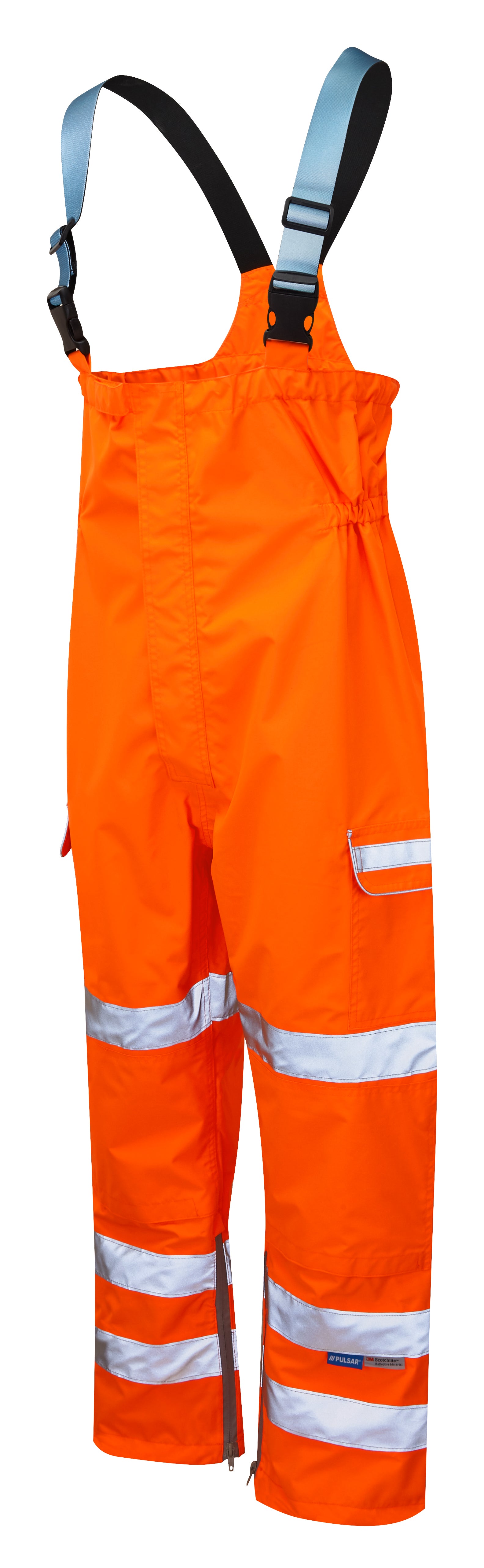 Pulsar Rail Spec Salopette - Hi Vis Bib & Brace - PR504 Orange