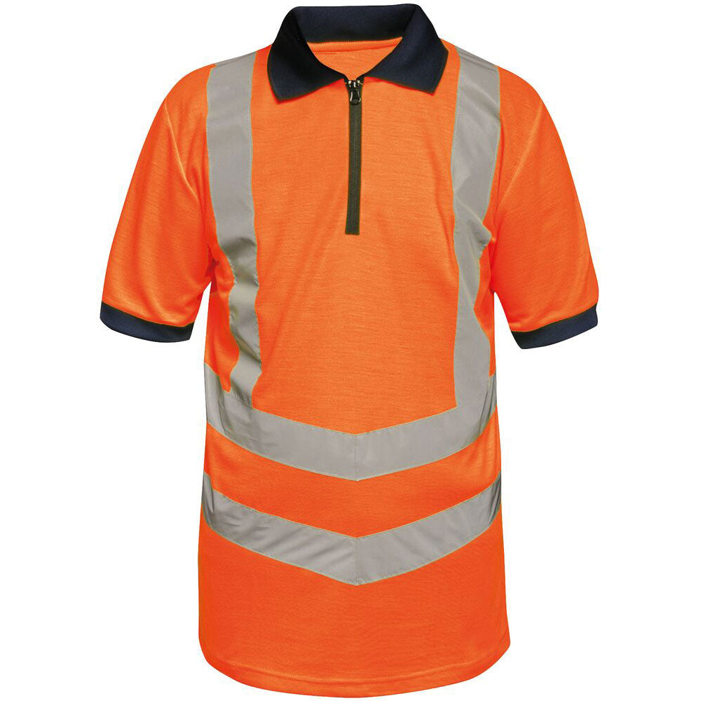 Regatta Hi-Vis Pro Polo Shirt Orange/Navy