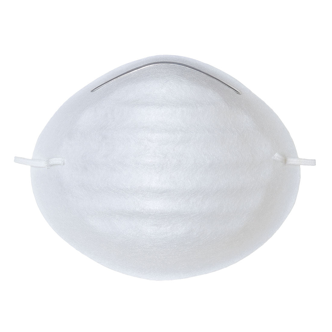 A basic, disposable white Portwest dust mask (P005) with an elasticated strap.