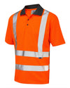 Leo Workwear Rockham Iso 20471 Cl 2 Coolviz Polo Shirt (Ecoviz)