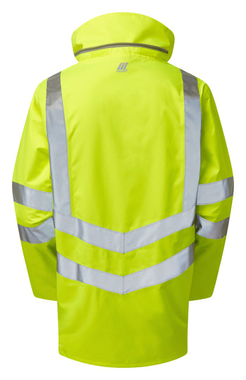 Pulsar Unlined Hi-Vis Storm Coat - P421 Yellow