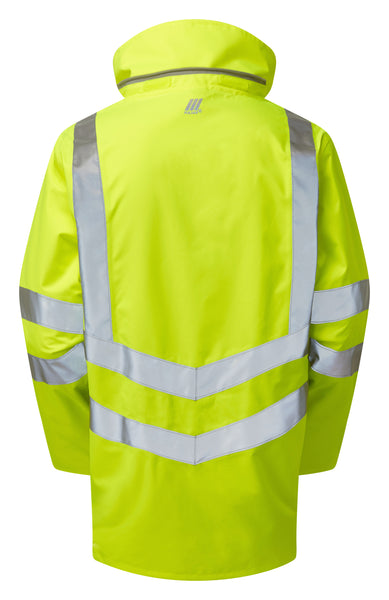 Pulsar Unlined Hi-Vis Storm Coat - P421 Yellow