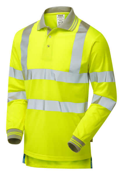 Pulsar Long Sleeve Hi-Vis Polo Shirt - P458