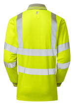 Pulsar Long Sleeve Hi-Vis Polo Shirt - P458 - thumbnail 2