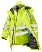 Pulsar 7 In 1 Hi-Vis Interactive Storm Coat & Body Warmer - PR487 - thumbnail 1