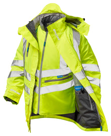 Pulsar 7 In 1 Hi-Vis Interactive Storm Coat & Body Warmer - PR487