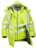 Pulsar 7 In 1 Hi-Vis Interactive Storm Coat & Body Warmer - PR487 - thumbnail 3