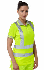 Pulsar Ladies Hi-Vis Polo Shirt - P700 - thumbnail 2