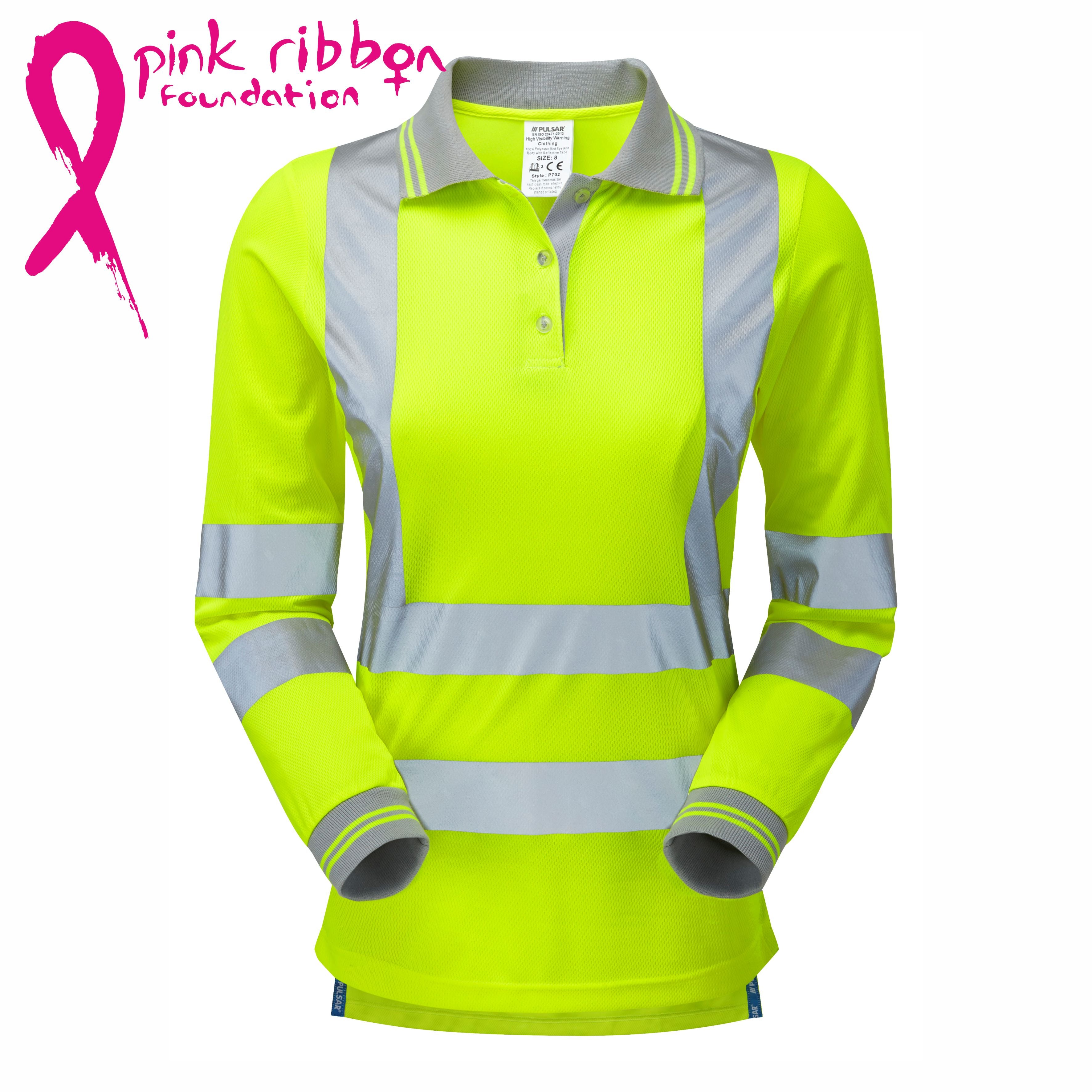 Pulsar Ladies Long Sleeve Polo Shirt - P702