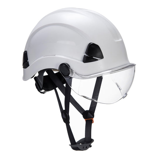 Clear Portwest PA03 visor for the Height Endurance safety helmet.
