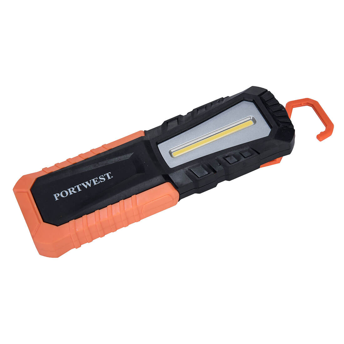 Portwest PA78 USB rechargeable inspection torch with a magnetic base.