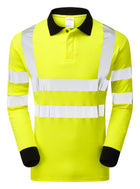 Pulsar Flame Retardant Ast Arc Hi-Vis Long Sleeve Polo Shirt - PARC21