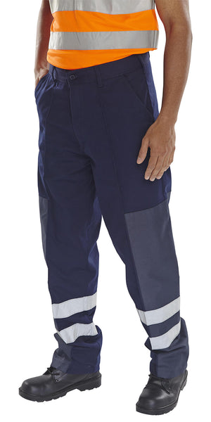 Beeswift Poly Cotton Nylon Patch Trousers