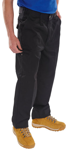 Beeswift Heavyweight Drivers Trousers - Black
