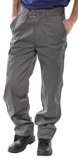 Beeswift Heavyweight Drivers Trousers - Grey