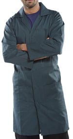 Beeswift Poly Cotton Warehouse Coat - thumbnail 3