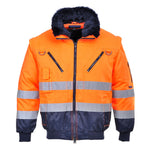 Portwest Hi-Vis 3-in-1 Contrast Pilot Jacket - thumbnail 1