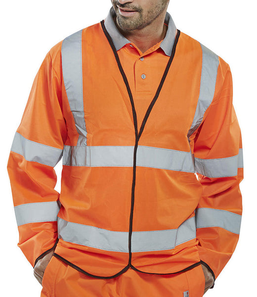 Beeswift Hi-Vis Long Sleeve Jerkin
