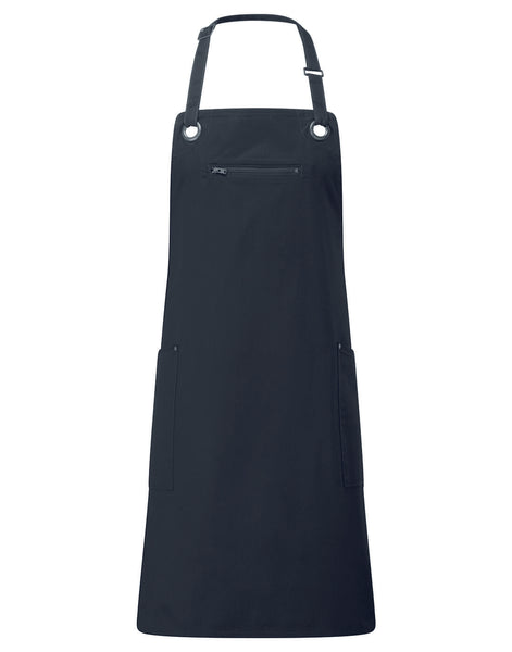 Premier €˜Barley€™ Contrast Stitch Bib Apron
