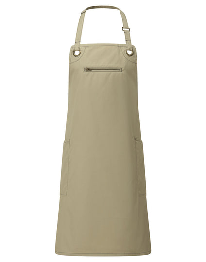 Premier Barley Contrast Stitch Bib Apron