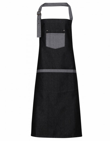 Premier 'Domain' Contrast Denim Bib Apron
