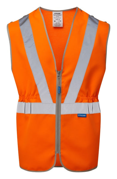 Pulsar Rail Spec Tear Apart Hi-Vis Vest - PR145 Orange