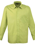 Premier Mens Long Sleeve Poplin Shirt - thumbnail 6