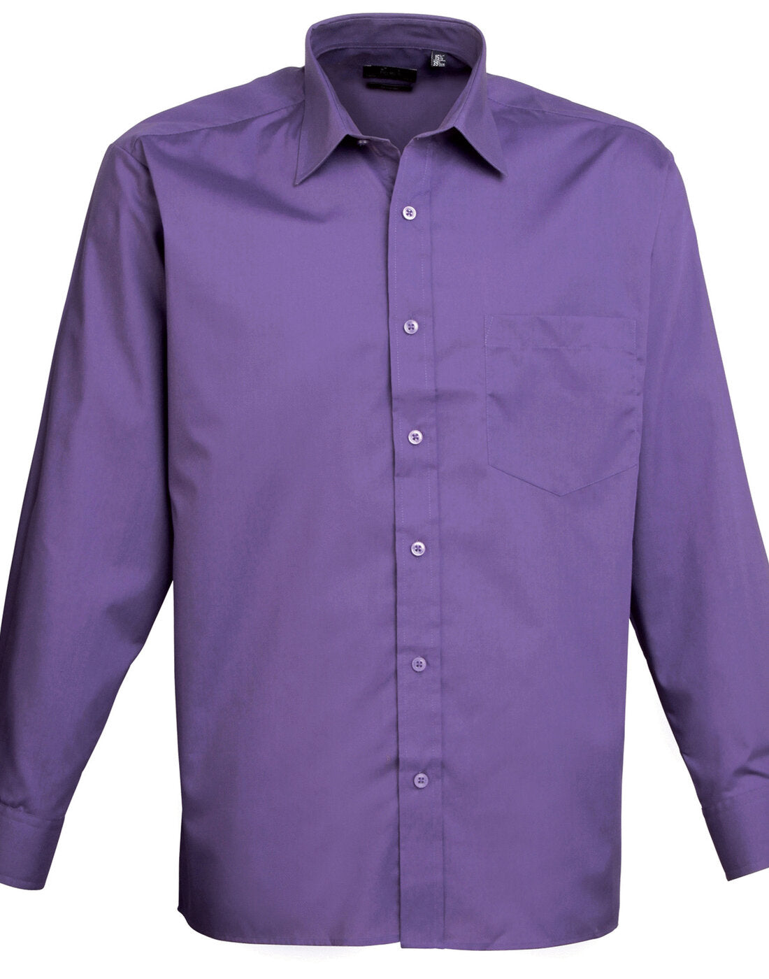 Premier Men's Long Sleeve Poplin Shirt - PR200