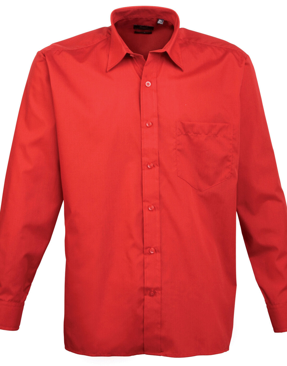 Premier Men's Long Sleeve Poplin Shirt - PR200