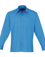 Premier Men's Long Sleeve Poplin Shirt - PR200 - thumbnail 8