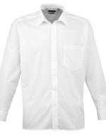 Premier Men's Long Sleeve Poplin Shirt - PR200 - thumbnail 15
