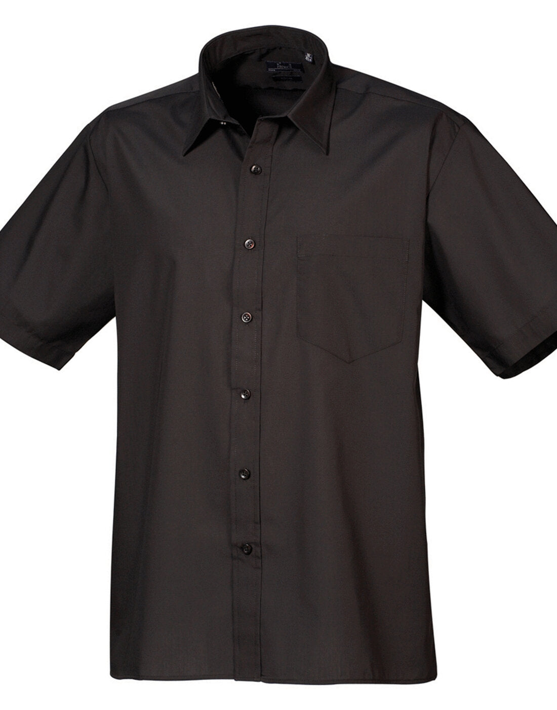 Premier Mens Short Sleeve Poplin Shirt (cont 2)