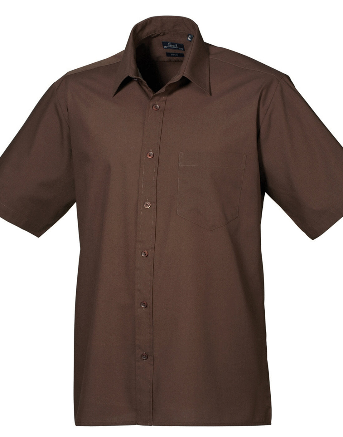 Premier Mens Short Sleeve Poplin Shirt (cont 2)