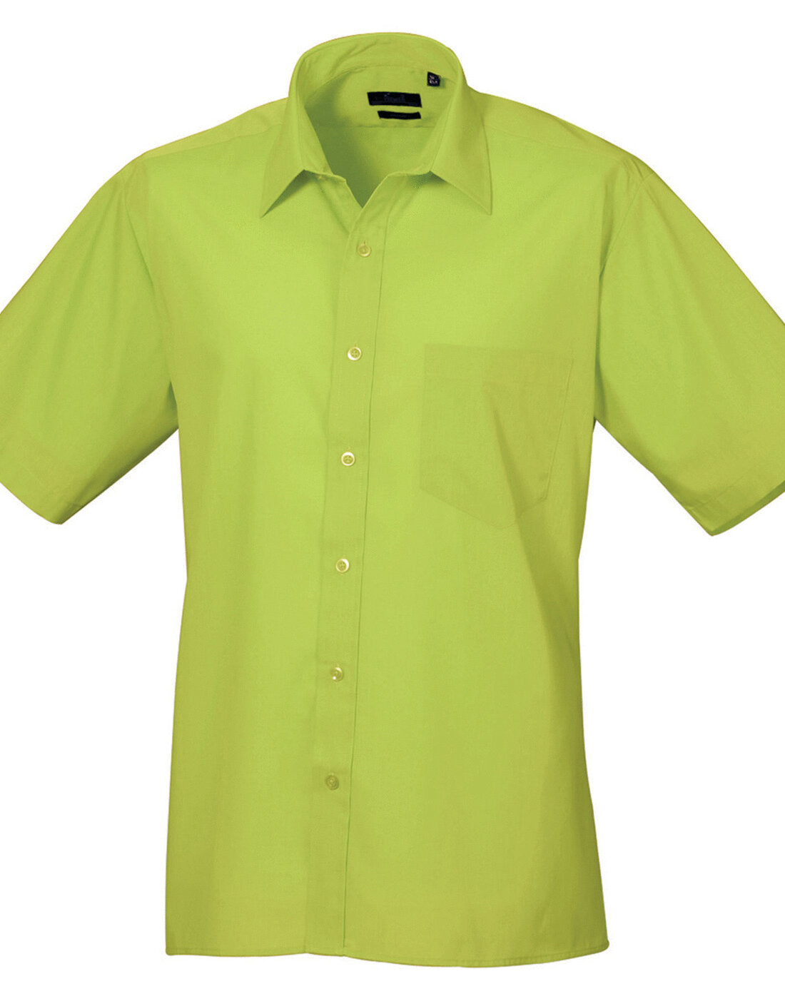Premier Mens Short Sleeve Poplin Shirt - PR202