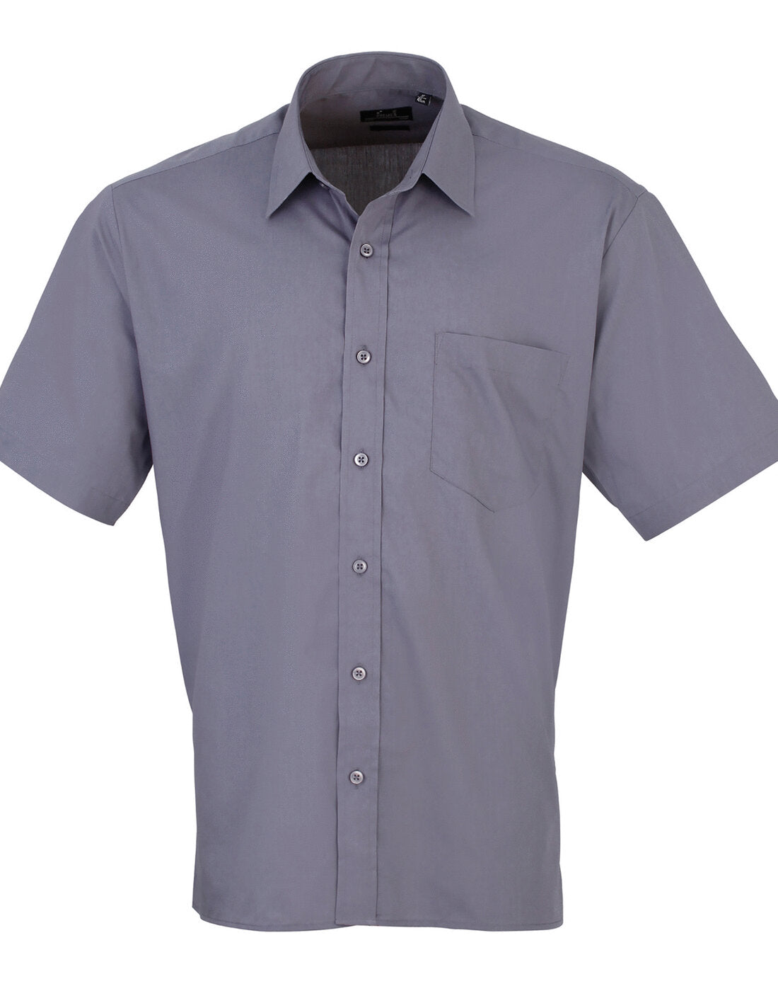 Premier Mens Short Sleeve Poplin Shirt (cont 1)