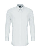 Premier Men's Long Sleeve Fitted Poplin Shirt