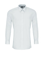 Premier Men's Long Sleeve Fitted Poplin Shirt - thumbnail 7