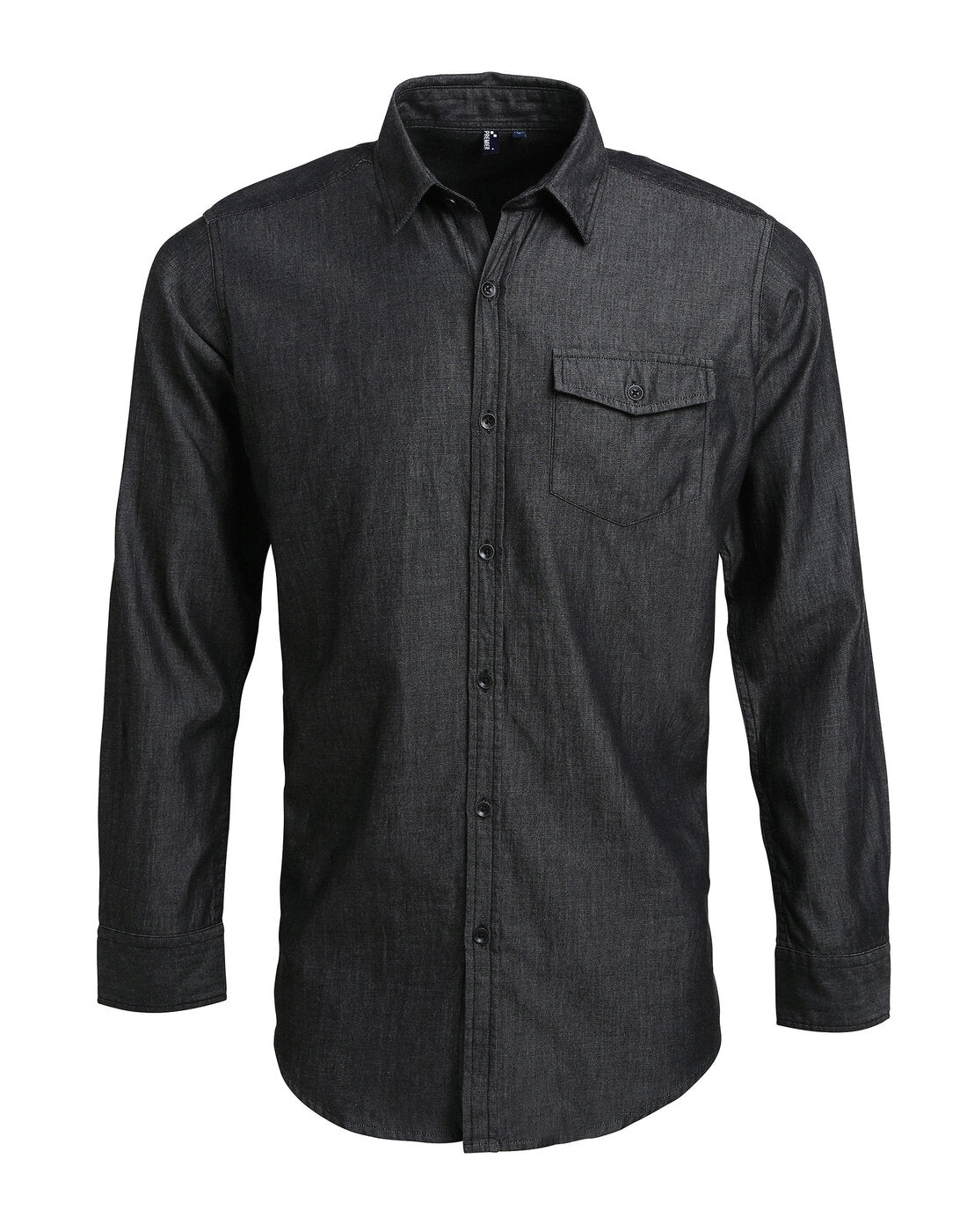 Premier Men's Jeans Stitch Denim Shirt