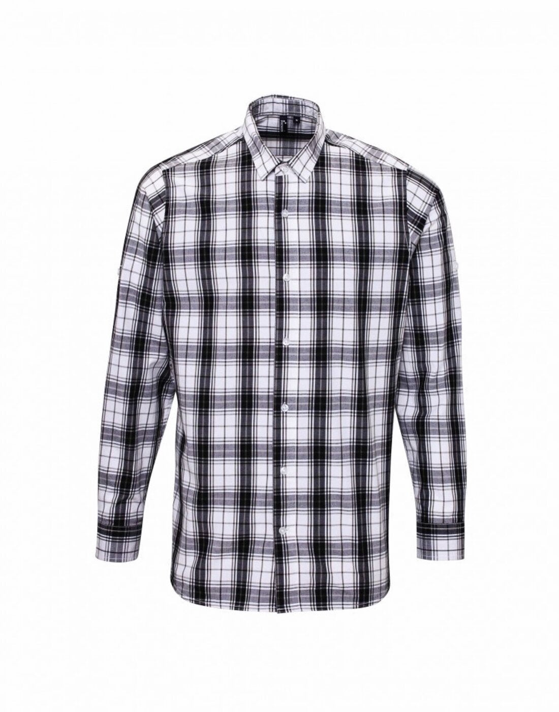 Premier 'Ginmill' Check - Men's Long Sleeve Cotton Shirt