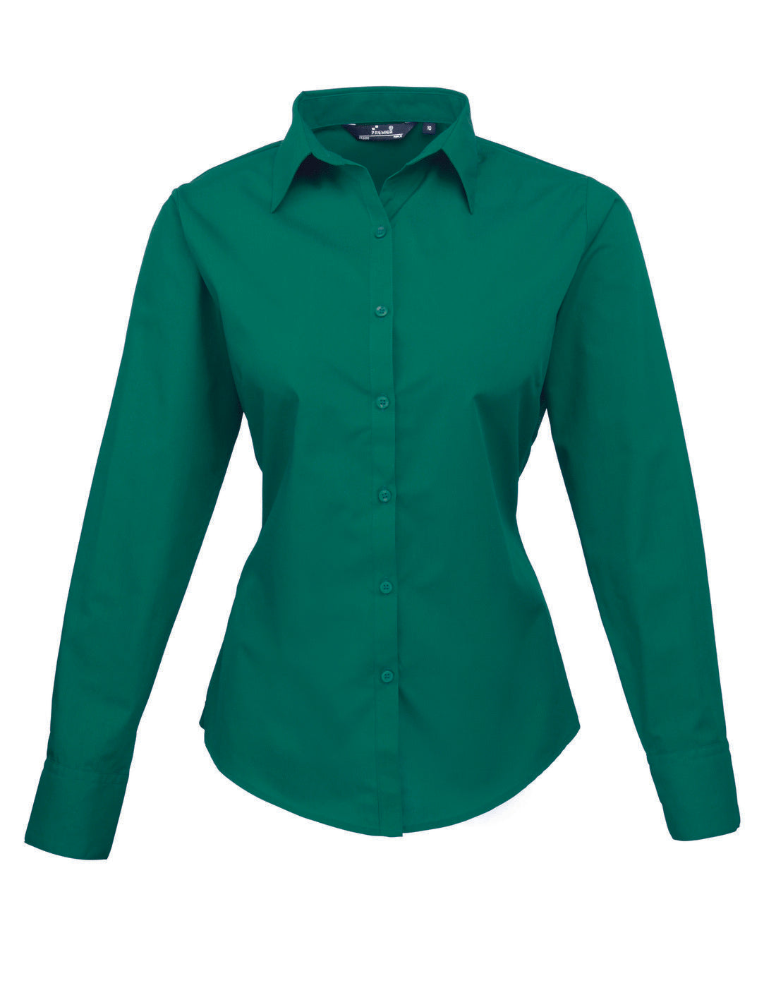 Premier Ladies Long Sleeve Poplin Blouse