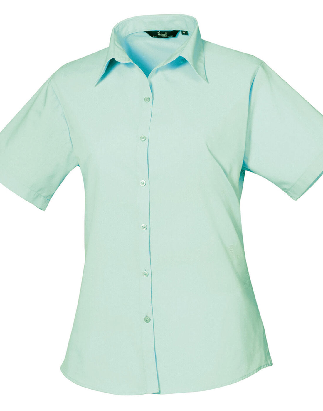 Premier Women's Short Sleeve Poplin Blouse